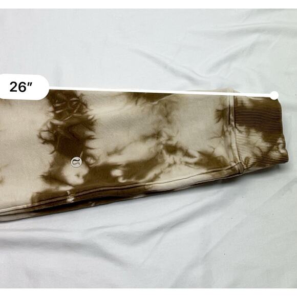 Lululemon Warm Down Jogger Earth Dye Sand Women's Size 2 With Pockets - Picture 6 of 6